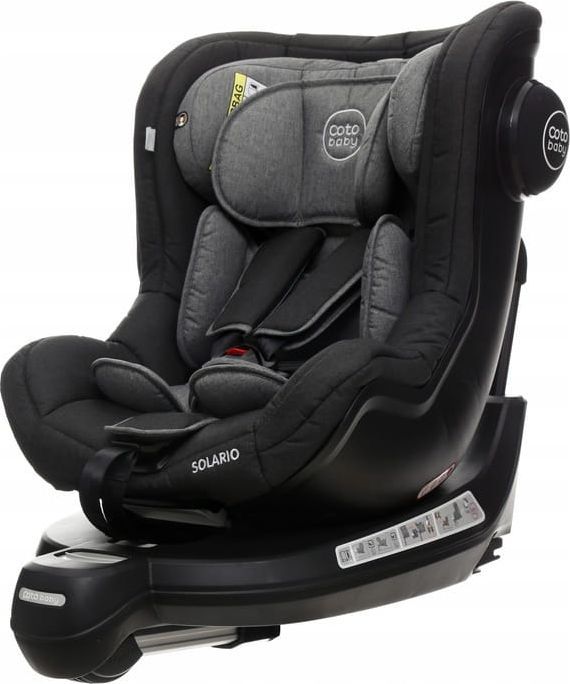 Fotelik samochodowy Coto Baby Fotelik Solario 2019 black melange 0-18kg Coto Baby 1