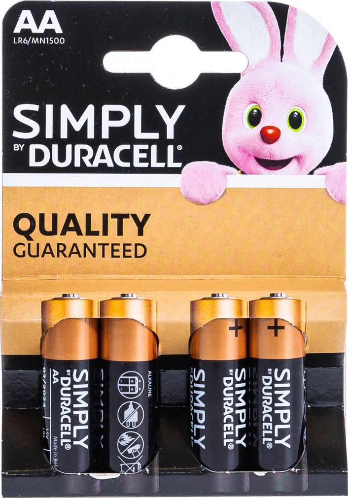 Duracell Baterie LR6 4szt. Duracell 1