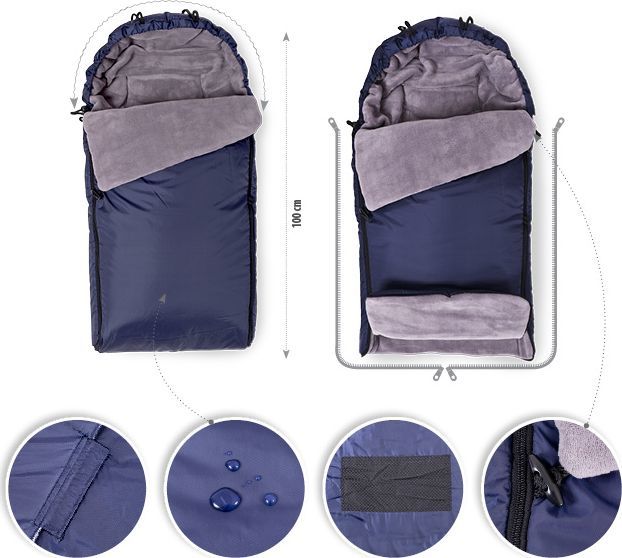 BabyMatex BabyMatex Mars Wodoodporny śpiworek dowózka - 03 1