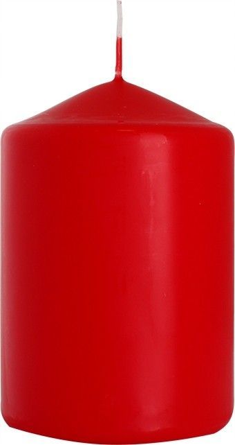 Bispol Świeca walec BISPOL 44H 10CM SW70/100 CZERWONA 1