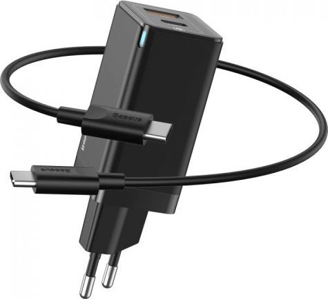 Ładowarka Baseus GaN2 C+U 1x USB-A 1x USB-C 3 A (CCGAN-Q01) 1