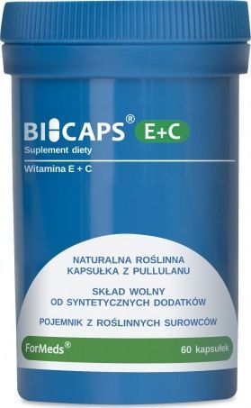 Formeds BICAPS E+C Naturalna roślinna kapsułka z Pullulanu - ForMeds 1