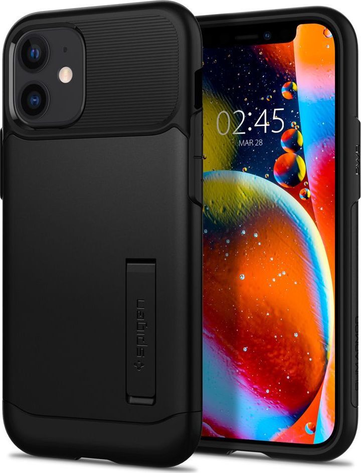 Spigen SPIGEN SLIM ARMOR IPHONE 12 MINI BLACK 1
