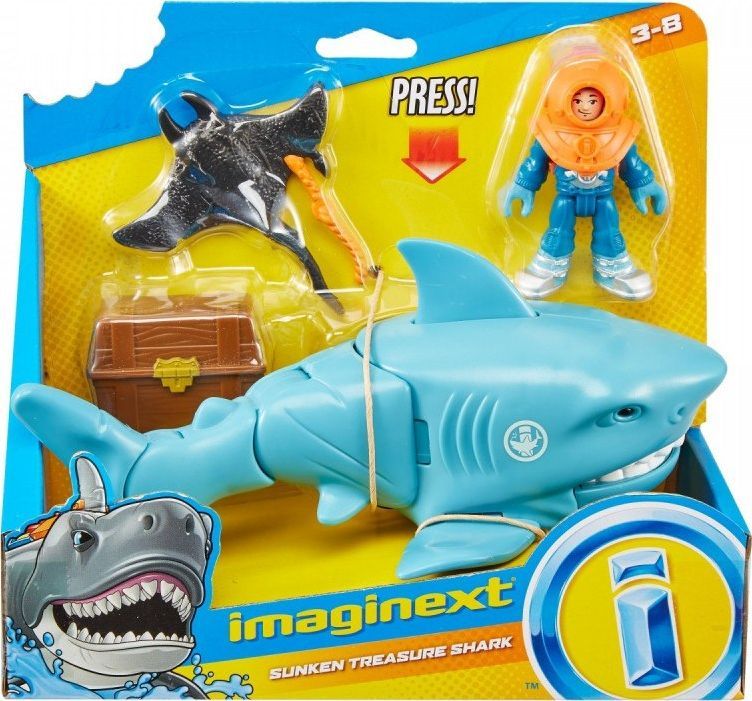 Figurka Fisher Price  Imaginext - Nurek i rekin (GKG78) 1