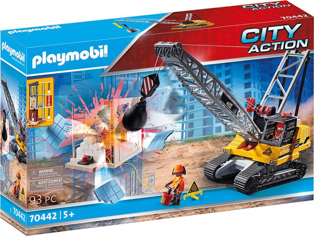 Playmobil Koparka linowa z elementem konstrukcyjnym (70442) 1