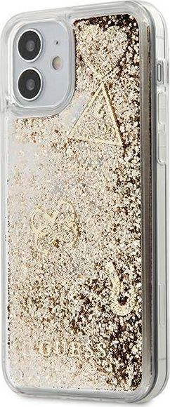 Guess GUESS HARD CASE GLITTER CHARMS GUHCP12SGLHFLGO IPHONE 12 MINI ZŁOTY standard 1