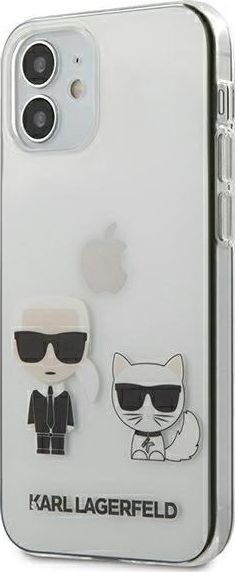 Karl Lagerfeld Etui Karl Lagerfeld Karl & Choupette HardCase do iPhone 12 Mini przeźroczyste 1