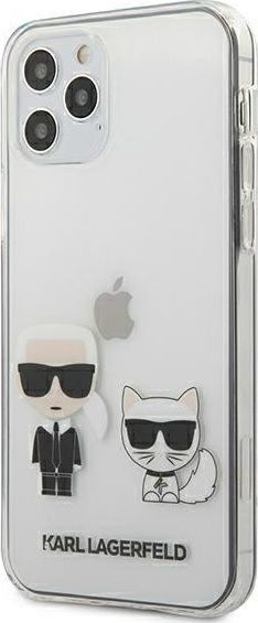 Karl Lagerfeld Etui Karl Lagerfeld Karl & Choupette HardCase do iPhone 12 / 12 Pro przeźroczyste 1