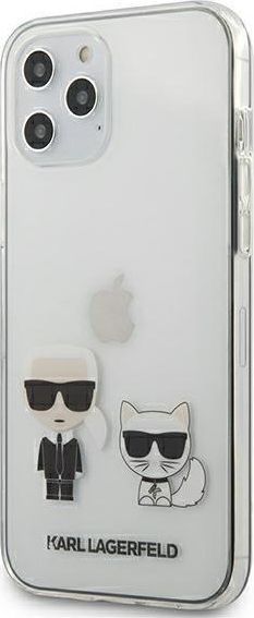 Karl Lagerfeld Etui Karl Lagerfeld Karl & Choupette HardCase do iPhone 12 Pro Max przeźroczyste 1
