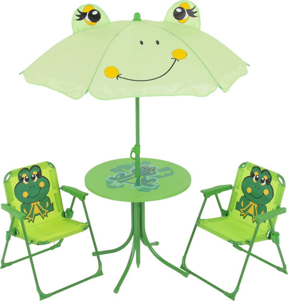  Selsey Zestaw ogrodowy Żabki stolik z dwoma krzesełkami i parasolem 1