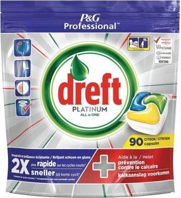 Dreft Dreft Platinum Lemon kapsułki do zmywarki 90 szt uniwersalny 1