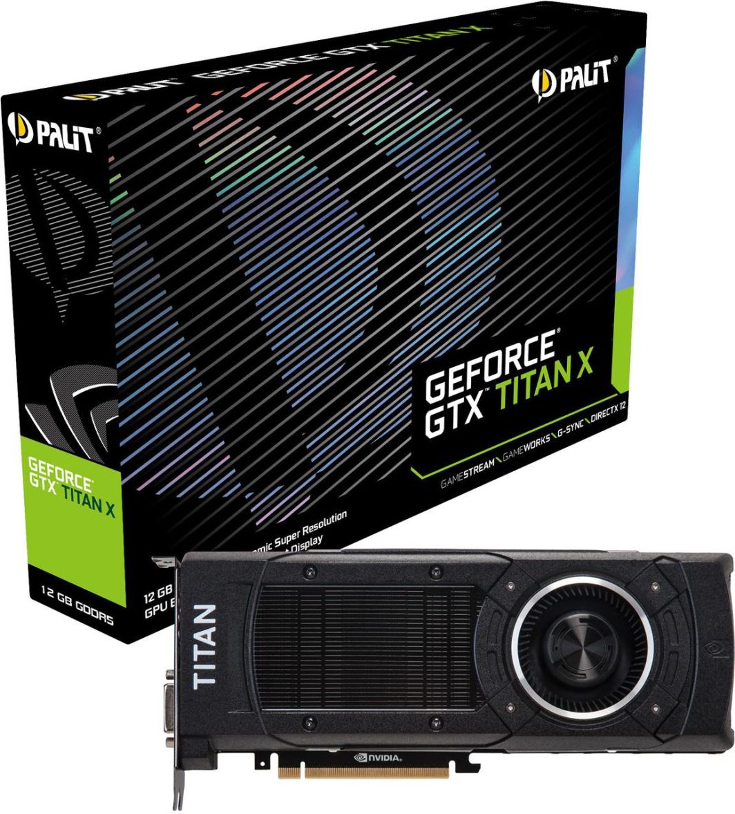 Karta graficzna Palit GTX Titan X 12GB GDDR5 (384bit) HDMI, DVI, 3xDP (NE5XTIX015KB-PG600F) 1