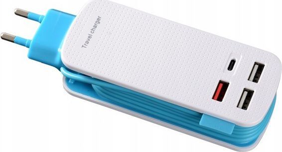 Ładowarka Pan i Pani Gadżet 3x USB-A 1x USB-C 3 A 1