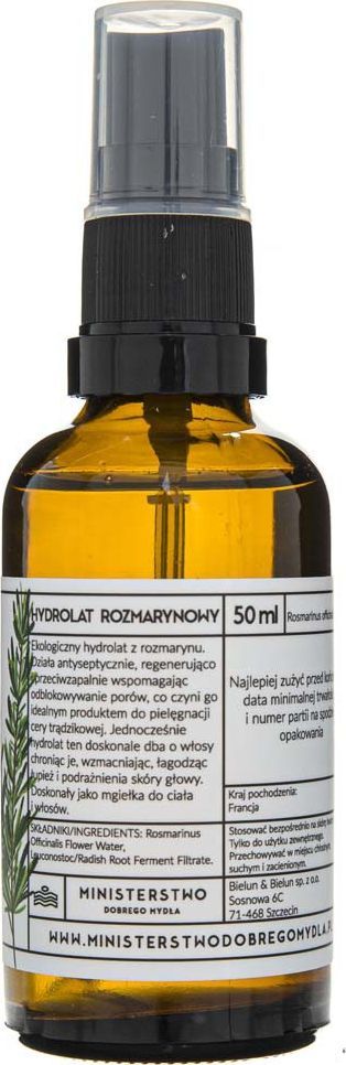 Ministerstwo Dobrego Mydła Hydrolat Rozmaryn 50ml 1
