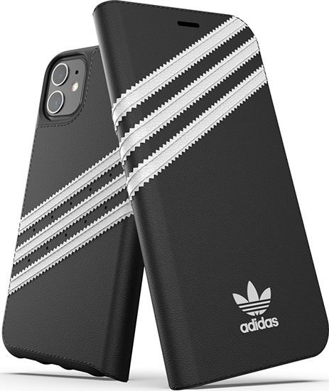 Adidas Adidas OR Booklet Case PU iPhone 12/12 Pro 6,1" czarno biały/black white 1