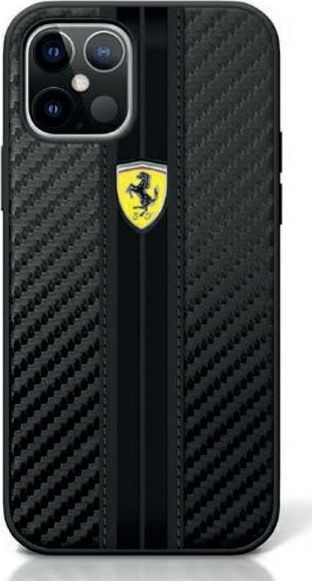 Ferrari Ferrari FESNECHCP12LBK iPhone 12 Pro Max 6,7" czarny/black hardcase On Track PU Carbon 1