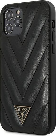 Guess Guess GUHCP12MPUVQTMLBK iPhone 12/12 Pro 6,1" czarny/black hardcase V-Quilted Collection 1