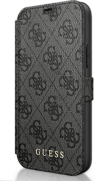Guess Guess GUFLBKSP12L4GG iPhone 12 Pro Max 6,7" szary/grey book 4G Charms Collection 1
