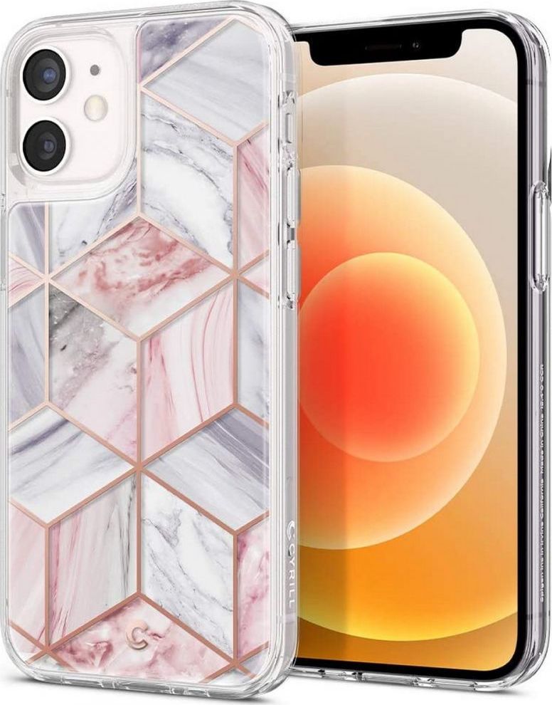 Spigen Spigen Cyrill Cecile iPhone 12 Mini różowy/pink merable ACS01782 1