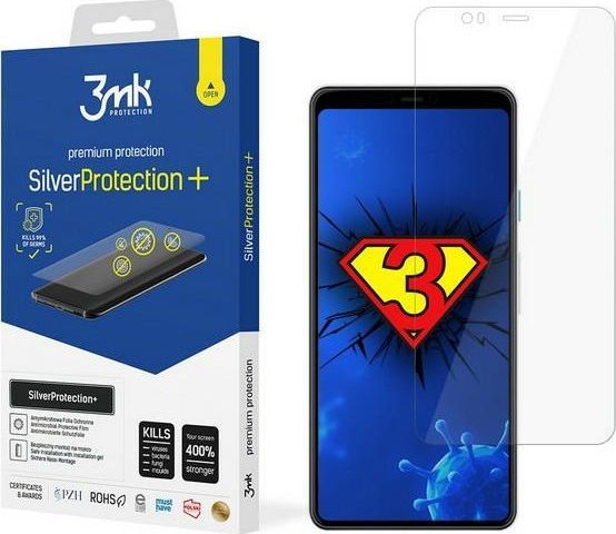 3MK 3MK Silver Protect+ Google Pixel 4 XL Folia Antymikrobowa montowana na mokro 1