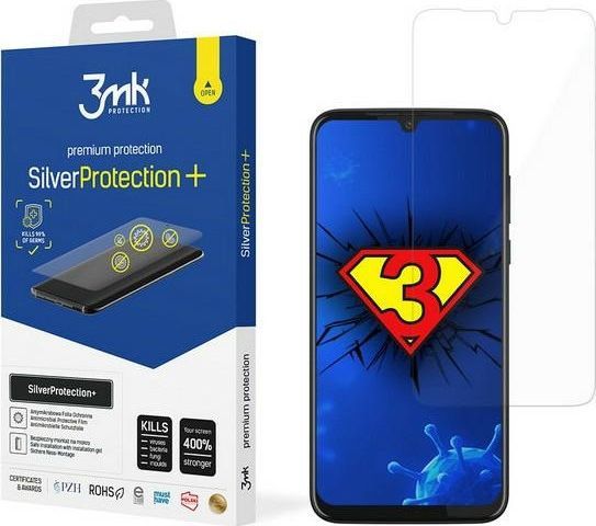 3MK 3MK Silver Protect+ Motorola Moto G8 Plus, Folia Antymikrobowa montowana na mokro 1