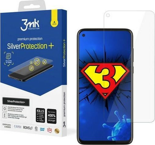 3MK 3MK Silver Protect+ Motorola Moto G8 Power, Folia Antymikrobowa montowana na mokro 1
