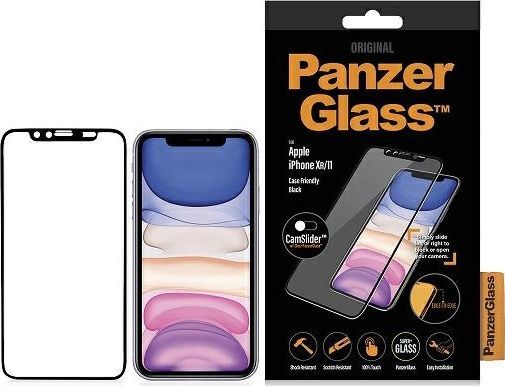 PanzerGlass PanzerGlass E2E Super+ iPhone Xr/11 Case Friendly CamSlider czarny/black 1