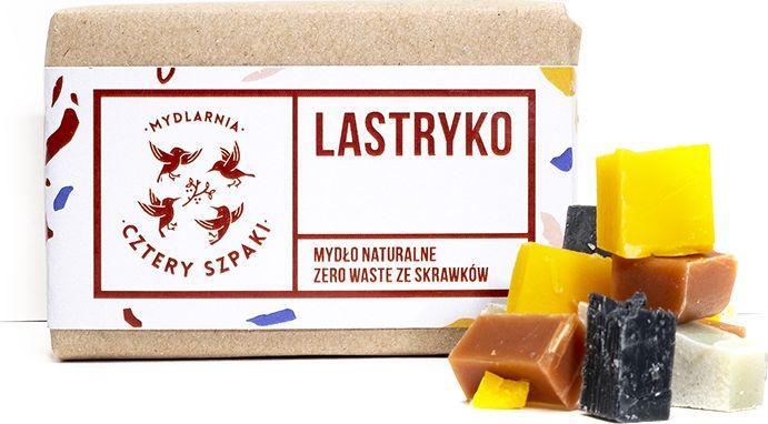 4szpaki Mydło w kostce Lastryko z kawałkami niewykorzystanych mydeł 110g 1