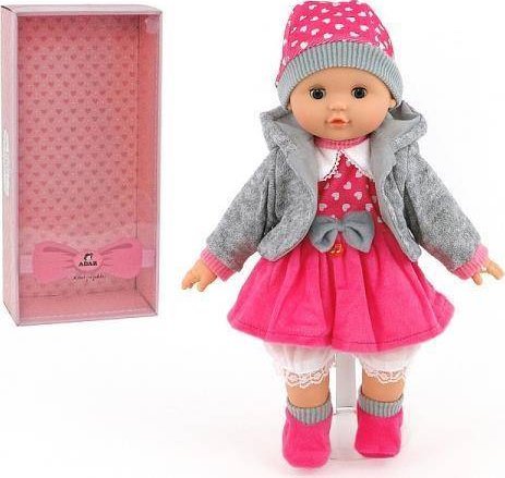 Adar Lalka z dźwiękiem dziewczynka 40 cm w pudełku 530072 ADAR 1
