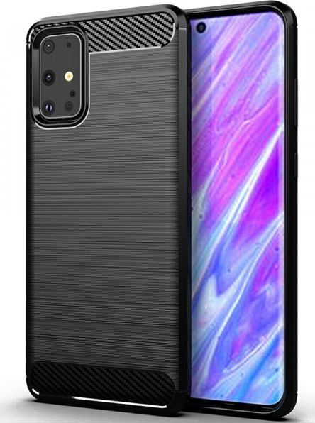 Etui SAMSUNG GALAXY S20+ PLUS Pancerne Carbon czarne 1