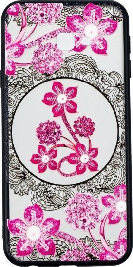 Etui Slim Art SAMSUNG J4+ J4 PLUS różowy kwiat 1