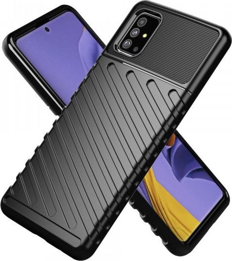 Etui SAMSUNG GALAXY A41 Thunder Pancerne czarne 1