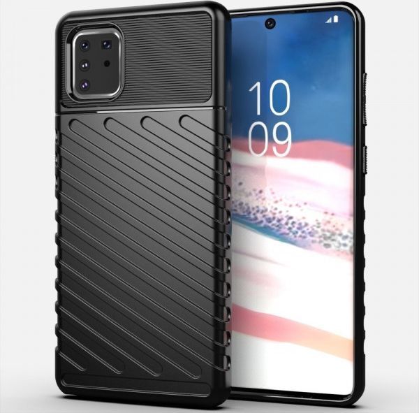 Etui SAMSUNG GALAXY NOTE 10 LITE Thunder Pancerne czarne 1
