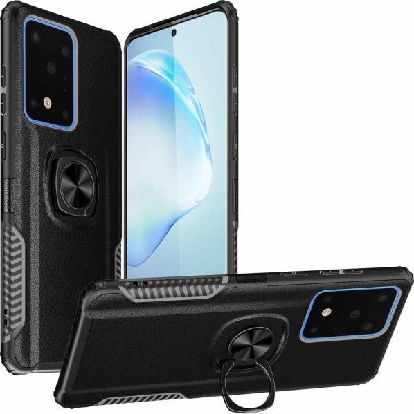 Etui SAMSUNG GALAXY S20 ULTRA Pancerne Armor Ring czarne 1