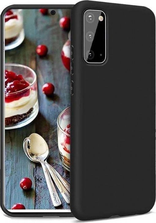 Etui SAMSUNG GALAXY A41 Back żel Matt czarne 1
