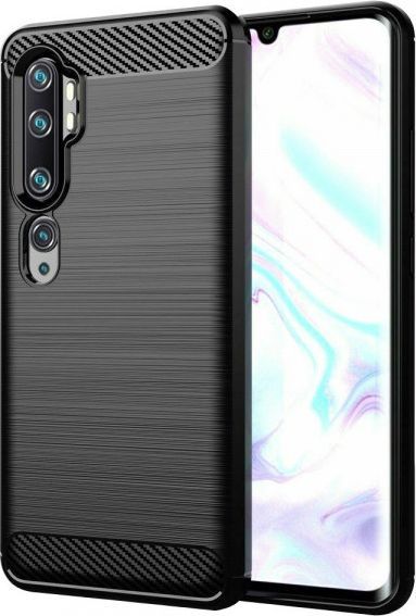 Etui XIAOMI MI NOTE 10 Pancerne Carbon czarne 1