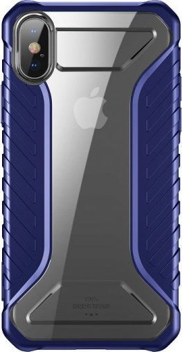 Baseus Odporne etui Baseus Michelin Case do iPhone XS Max (niebieskie) 1