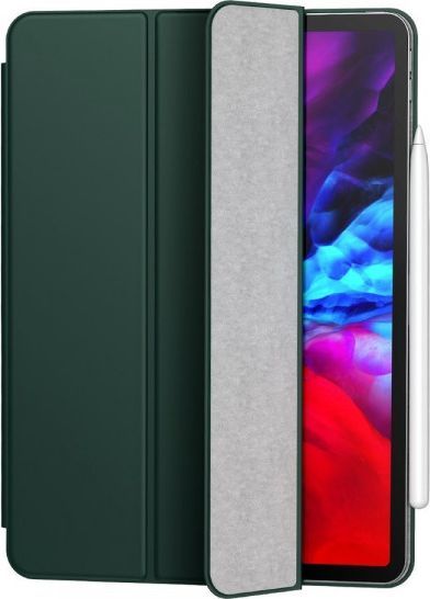 Baseus Baseus magnetyczne bezramkowe etui Smart Sleep z podstawką do iPad Pro 11'' 2020 zielony (LTAPIPD-ESM06) 1