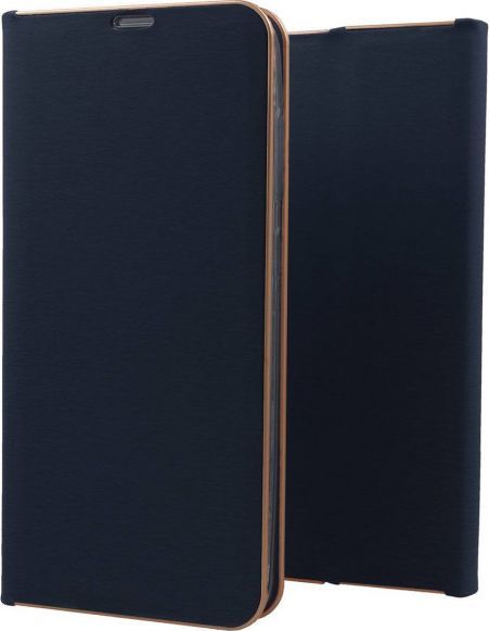 Etui HUAWEI P40 LITE portfel z klapką skóra ekologiczna Flip Venus granatowe 1