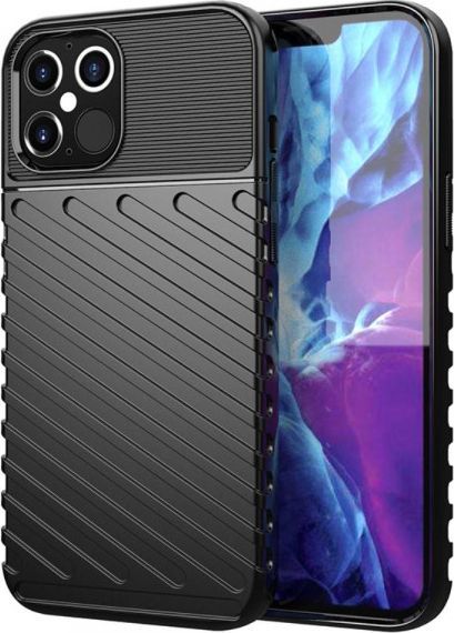 Etui IPHONE 12 PRO MAX Pancerne Thunder Case czarne 1