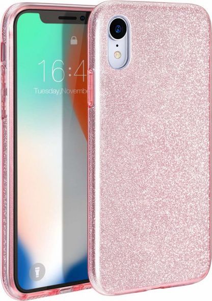 Etui SAMSUNG GALAXY NOTE 10 LITE Brokat Glitter różowe 1