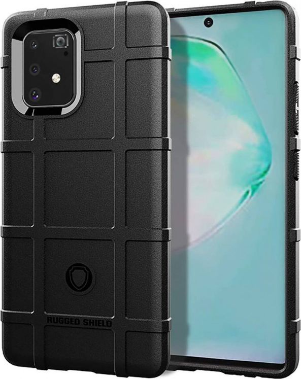 Etui SAMSUNG GALAXY NOTE 10 LITE Pancerne Rugged Square czarne 1