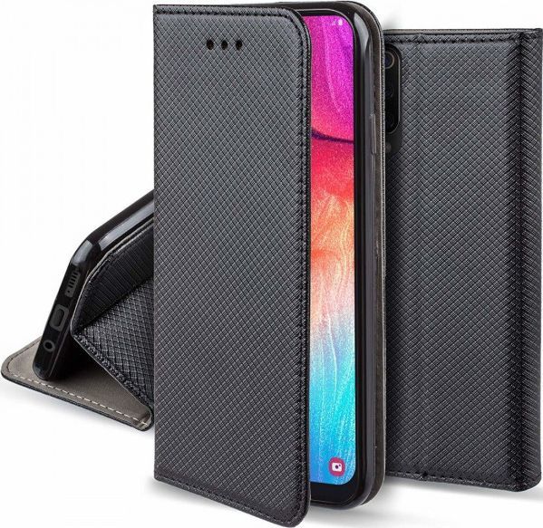 Etui SAMSUNG GALAXY XCOVER PRO portfel z klapką Flip Magnet czarne 1
