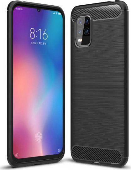 Etui XIAOMI MI 10 LITE Pancerne Carbon czarne 1