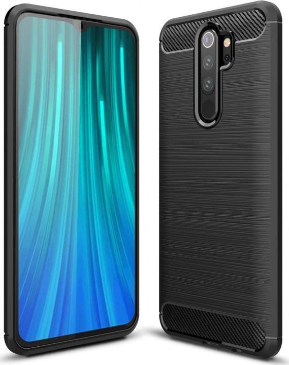 Etui XIAOMI REDMI 9 Pancerne Carbon czarne 1
