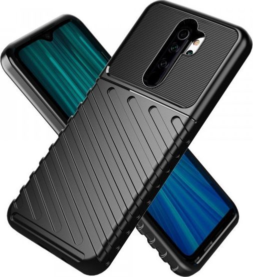 Etui XIAOMI REDMI 9 Pancerne Thunder Case czarne 1