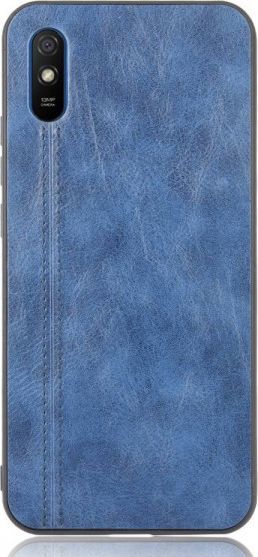 Etui XIAOMI REDMI 9A Slim Case Leather Coated skórzane niebieskie 1