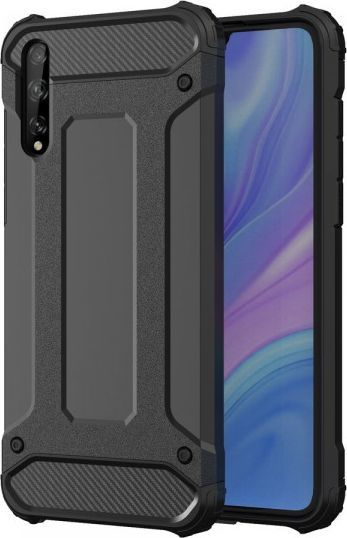 Hurtel Hybrid Armor pancerne hybrydowe etui pokrowiec Huawei P Smart S / Y8p czarny 1