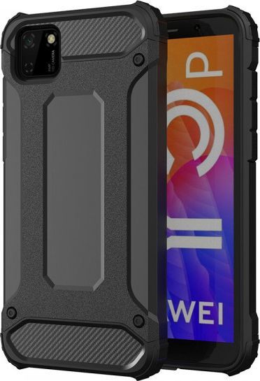 Hurtel Hybrid Armor pancerne hybrydowe etui pokrowiec Huawei Y5p czarny 1