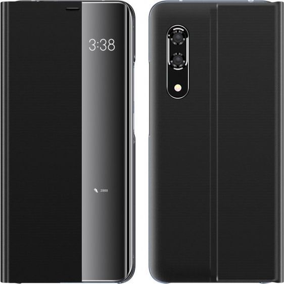 Hurtel New Sleep Case pokrowiec etui z klapką z funkcją podstawki Huawei P20 Pro czarny 1